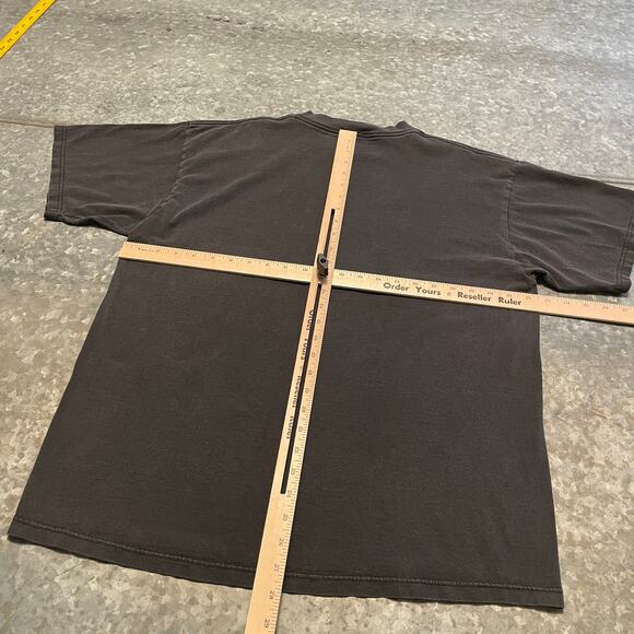 Vintage 90s CHICAGO BULLS 5 Time NBA Champions Logo 7 Tee Shirt Mens XL Cotton - Picture 7 of 9